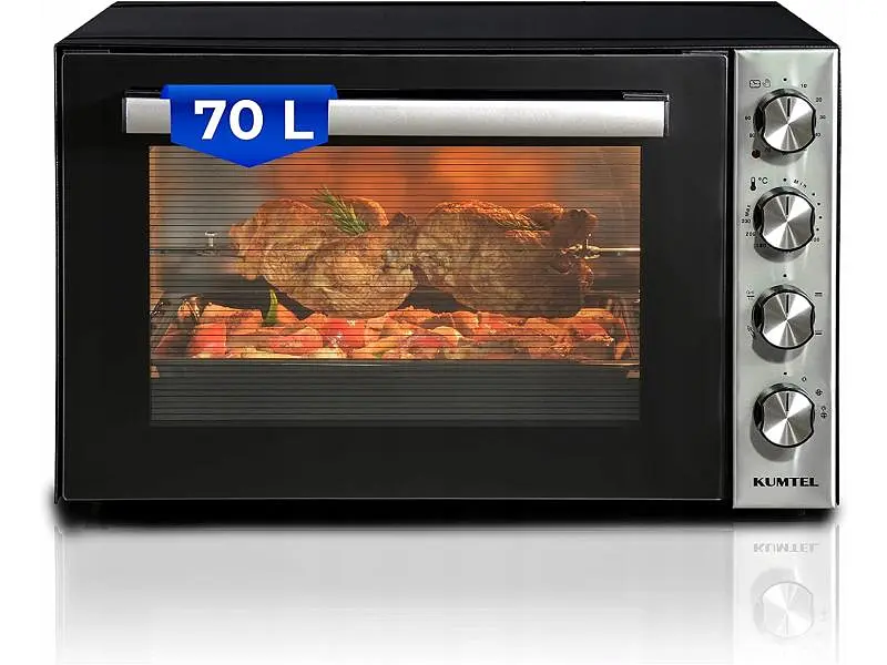 Електропіч KUMTEL LX-9625 BLACK-INOX - фото 4