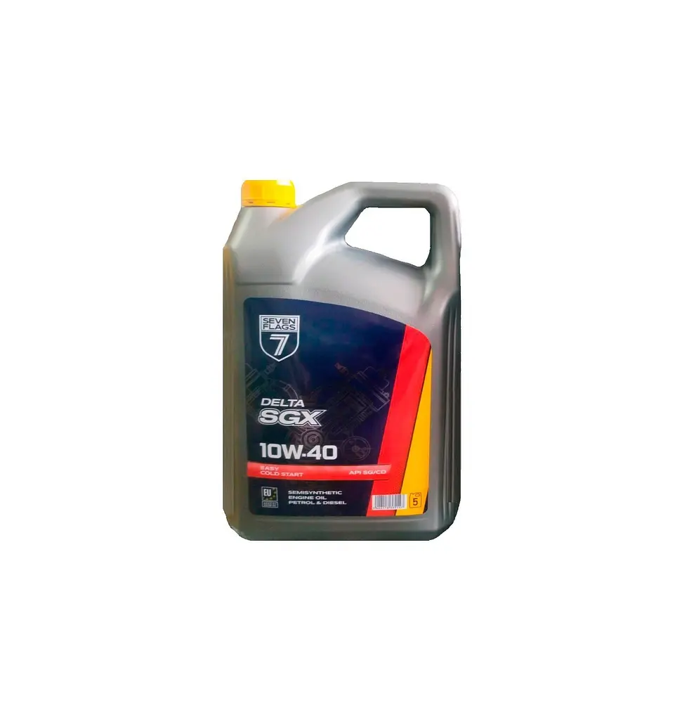 Автомобільна моторна олива 7FLAGS Delta SGX 10W-40 5л