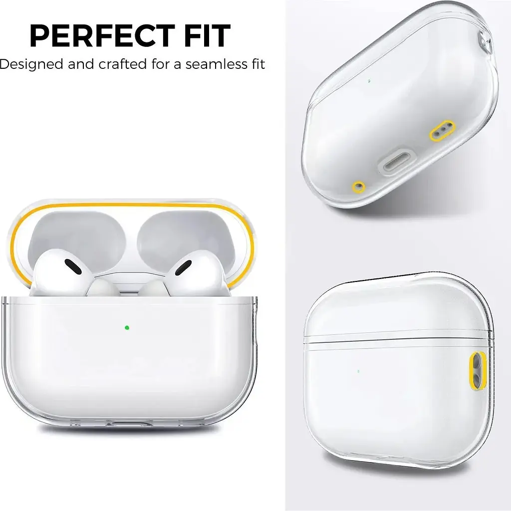 Чехол AhaStyle Transparent Case для Airpods Pro 2 Transparent [133864] - фото 4