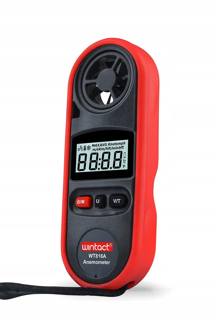 Анемометр цифровий 0,7-30 м/с, -10-45 °C WINTACT WT816A - фото 7