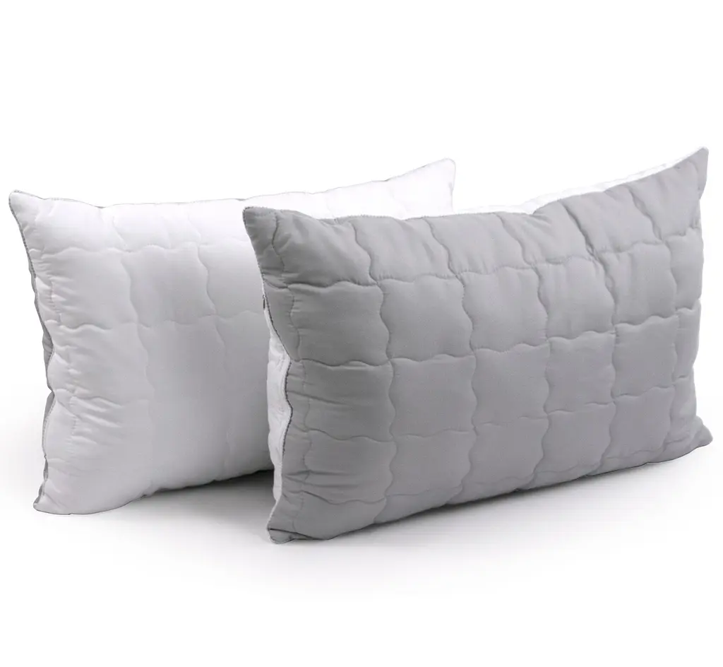 Подушка Руно 50х70 силіконова на блискавці Grey White (310.52_Grey White) - фото 2