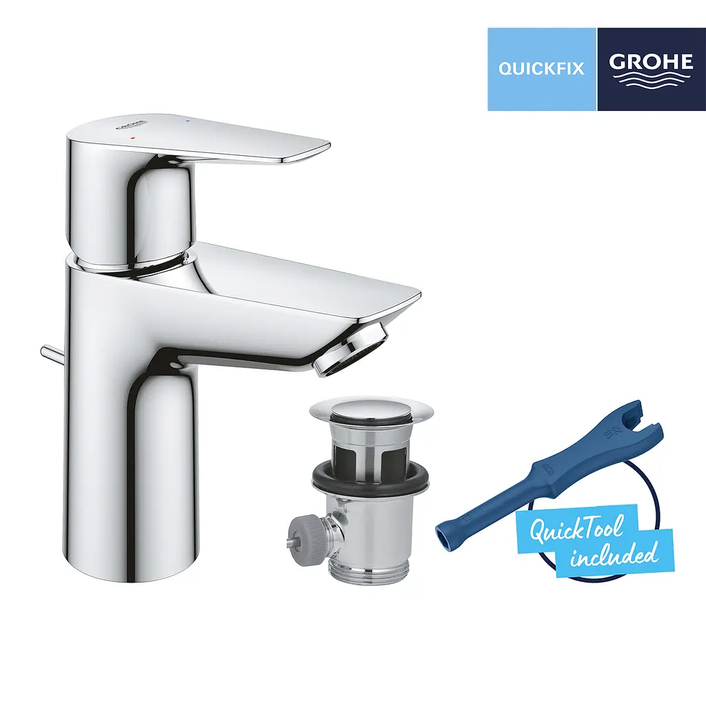 Змішувач для раковини Grohe QuickFix StartEdge S-Size 24196001, Хром - фото 5