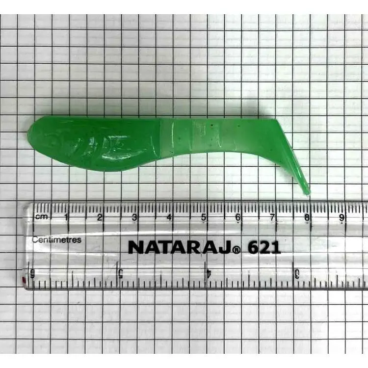 Силіконова приманка HARPOON "KOPUTO" 3" смарагдовий (2шт/уп) люмінісцентний