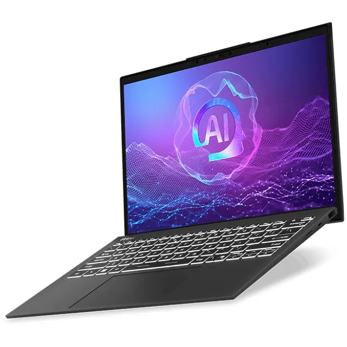 Ноутбук MSI Prestige 13 AI+ Evo A2VMG з процесором Intel® Core Ultra 7 258V pana la 4.8GHz, 13.3'', IPS, 32GB LPDDR5x RAM, 1TB SSD, , Intel® Arc™ графікою, Windows 11 Home, сірий-чорний-S - фото 6