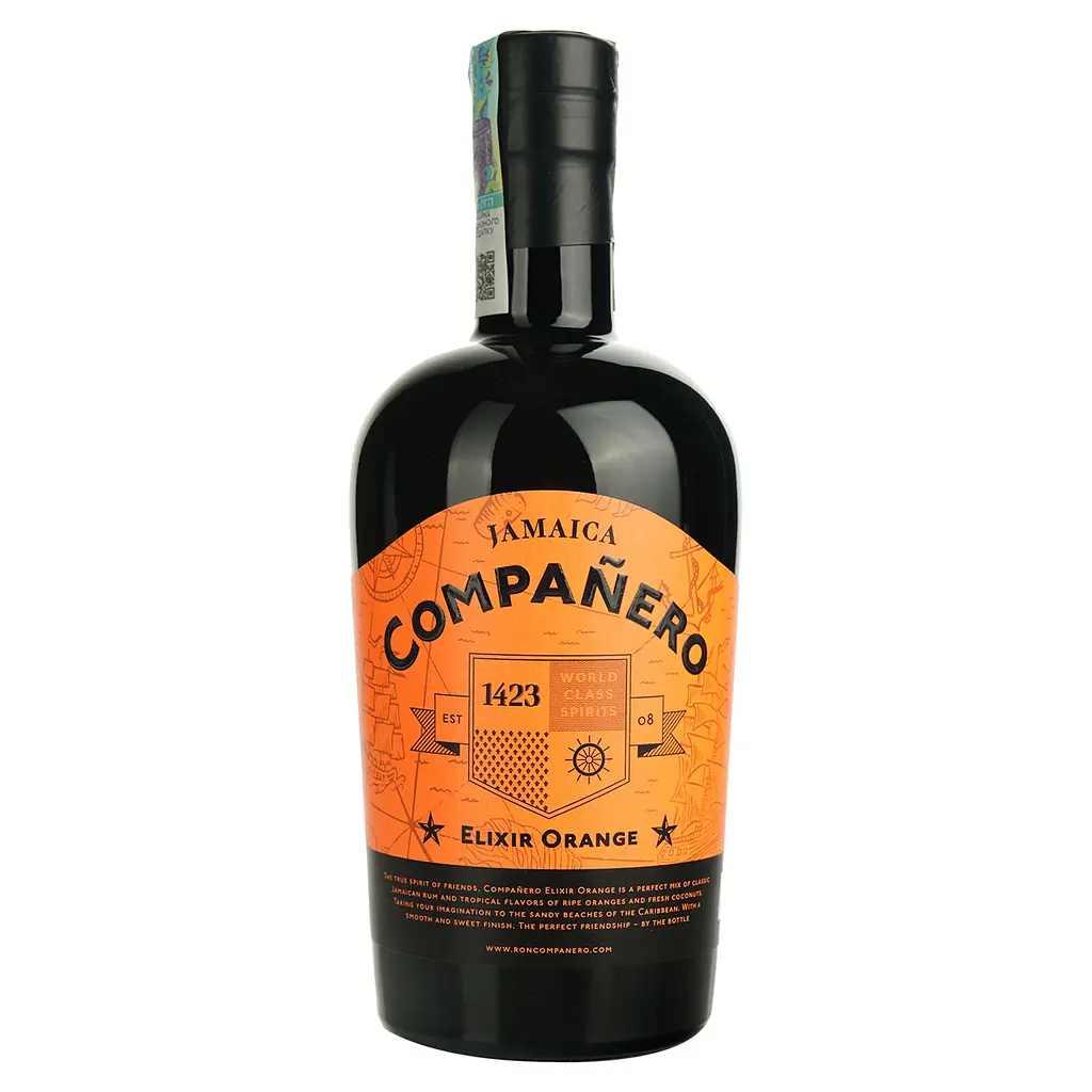 Ром Companero Elixir Orange 40% 0.7л в подарочной упаковке - фото 2