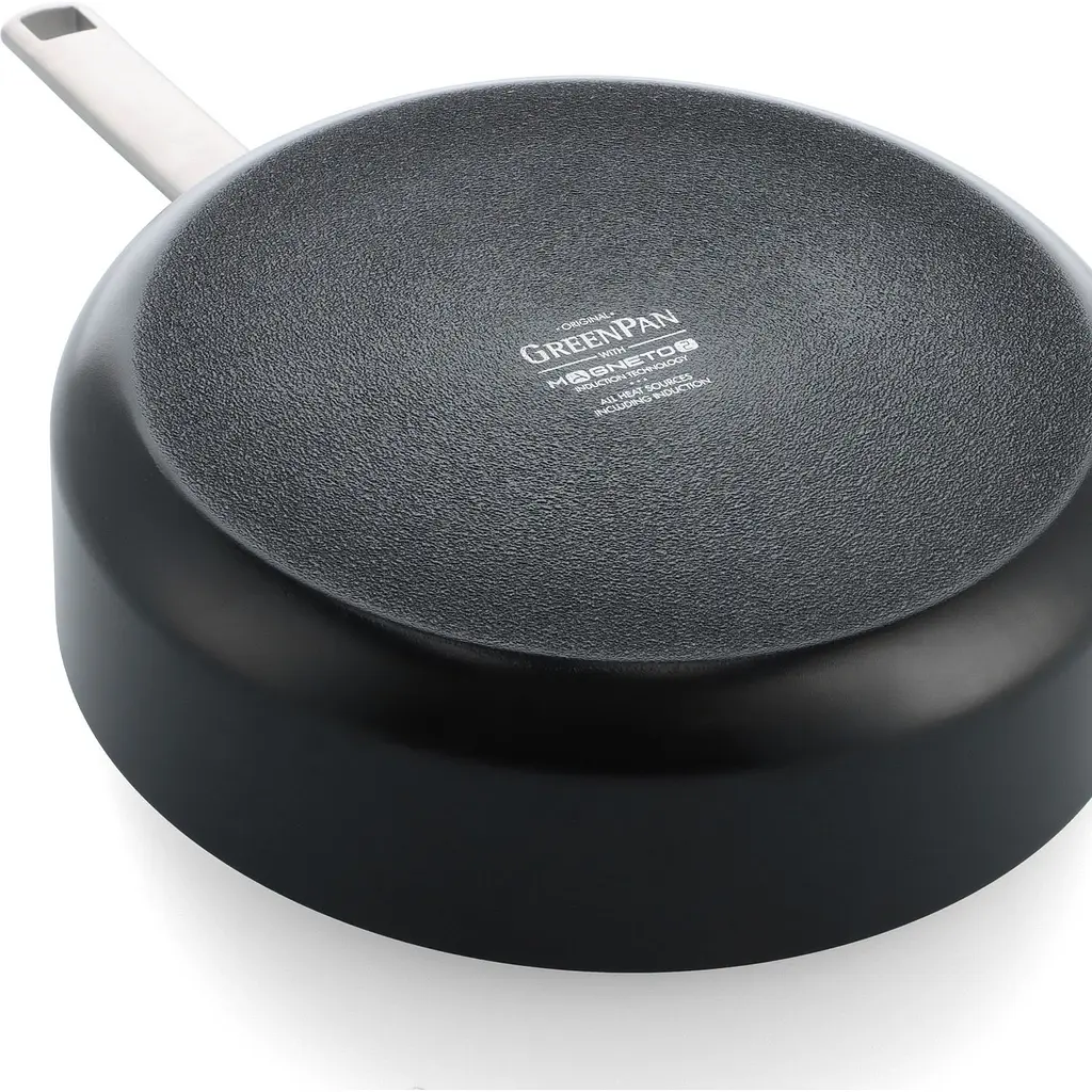 Сотейник GreenPan Evolution з кришкою 26 см 3.7 л чорний (CC007086-001) - фото 3