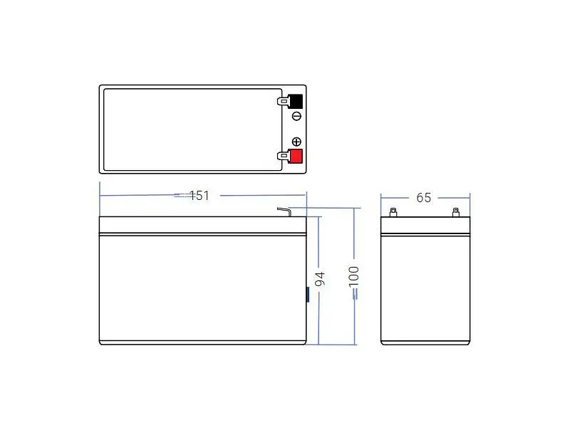 Акумулятор для ДБЖ/інвертора Green Cell AGM06 12V 9Ah VRLA (85076000) - фото 6