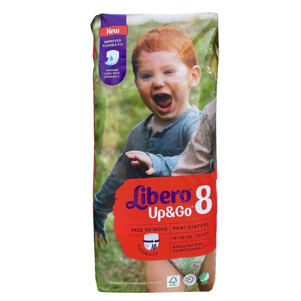 Підгузки-трусики Libero Up&Go 8 (19-30 кг), 28 шт
