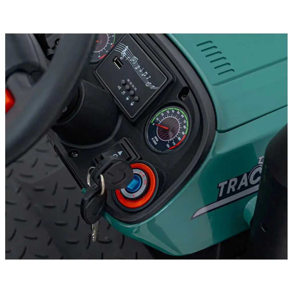 Детский электромобиль-трактор Ramiz GROW 1804 Dark Green 24 В, Red (PA.HC-306.CR) - фото 6