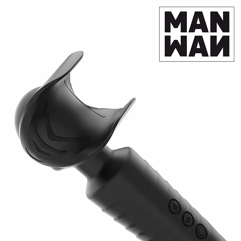 Мастурбатор-вібромасажер Manwan MAN.WAND, відмінно для пар, вібро-мінет, 20 режимів - фото 4