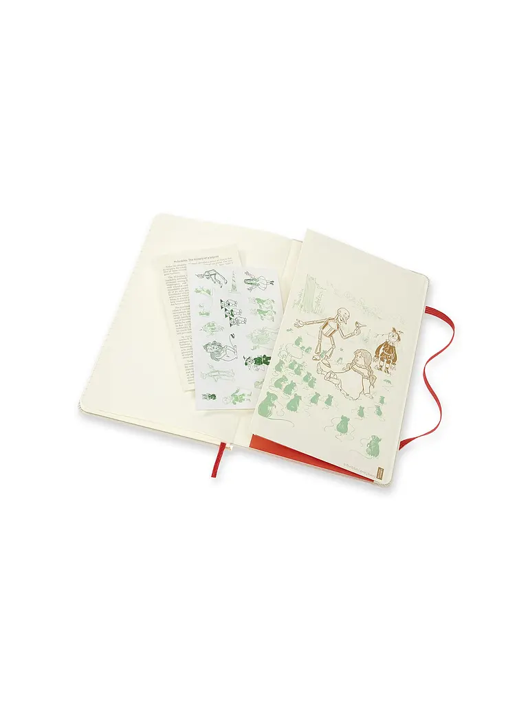 Записник Moleskine Wizard of OZ середній, Лінійка Поле маків (LEWOZQP060PF) - фото 6