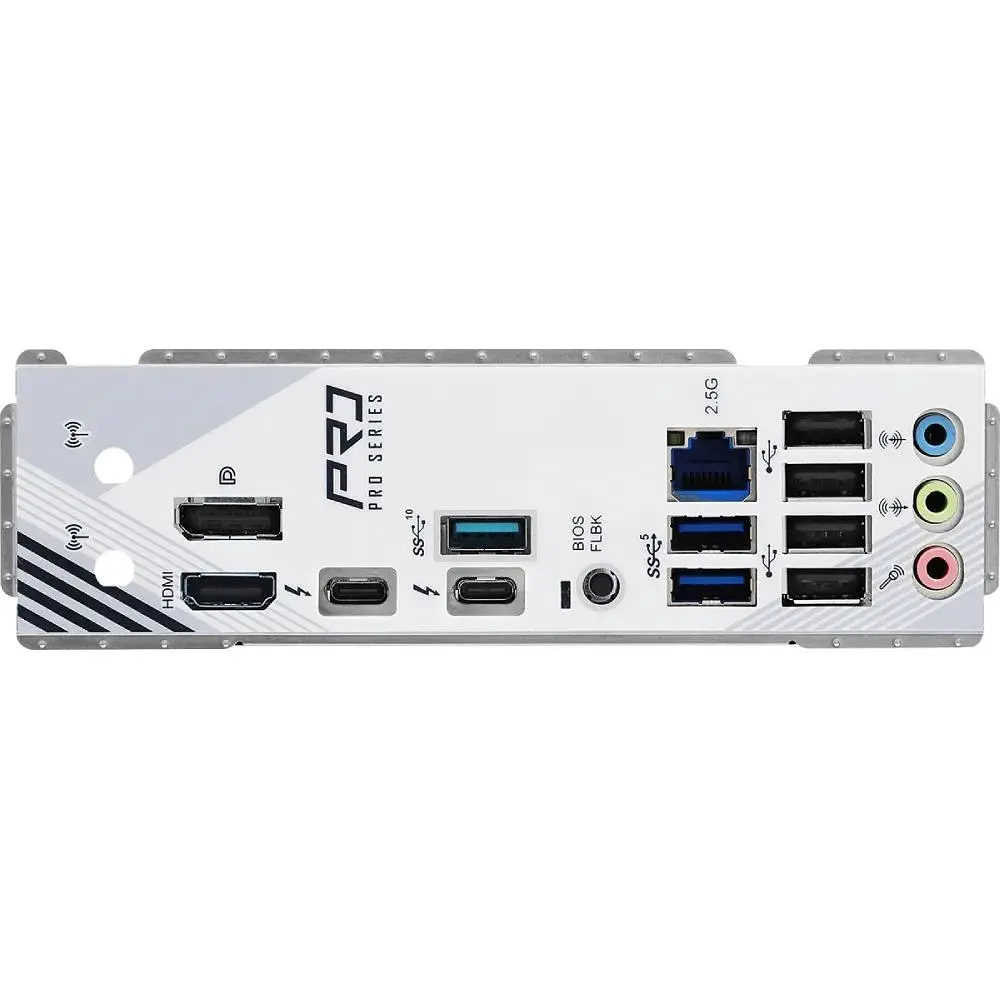 Материнская плата AsRock Z890 PRO RS (1851/Z890, 4xDDR5, PCIex16, HDMI/DP/TB4, 4xSATA, 4xM.2, 2.5Glan, 7.1c, ATX) - фото 4