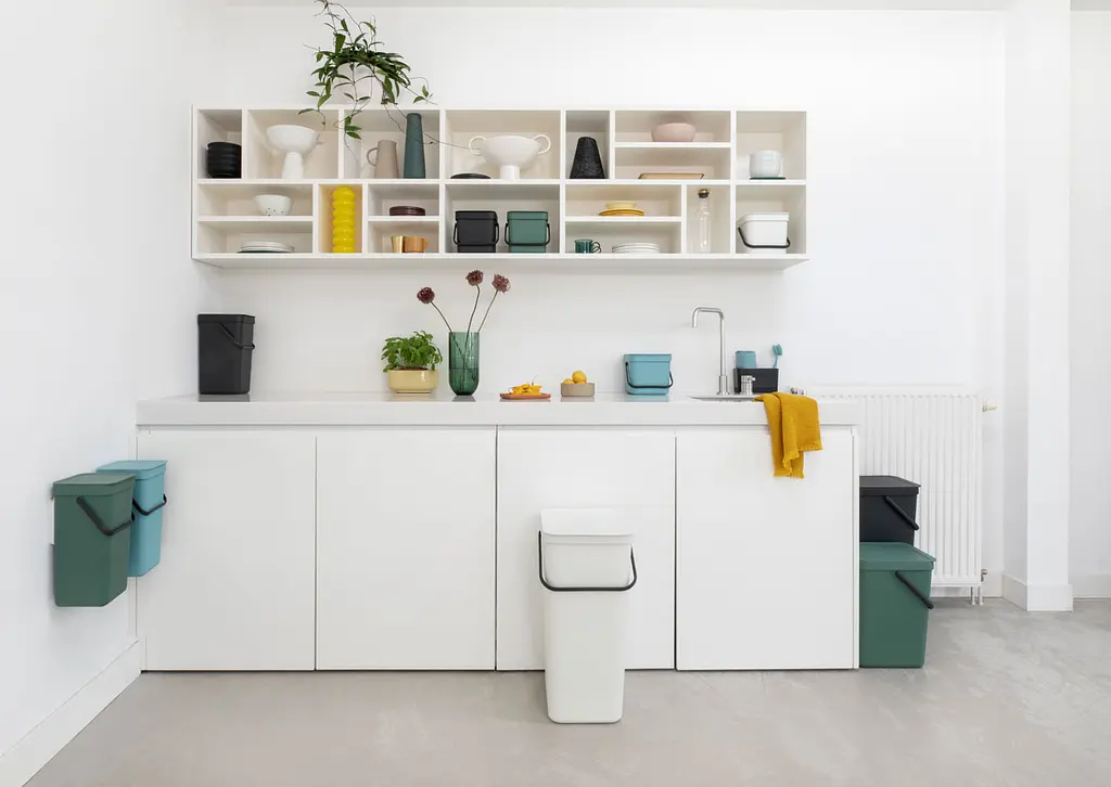 Відро для сміття Brabantia Sort&Go, 40 л, білий (251061) - фото 5