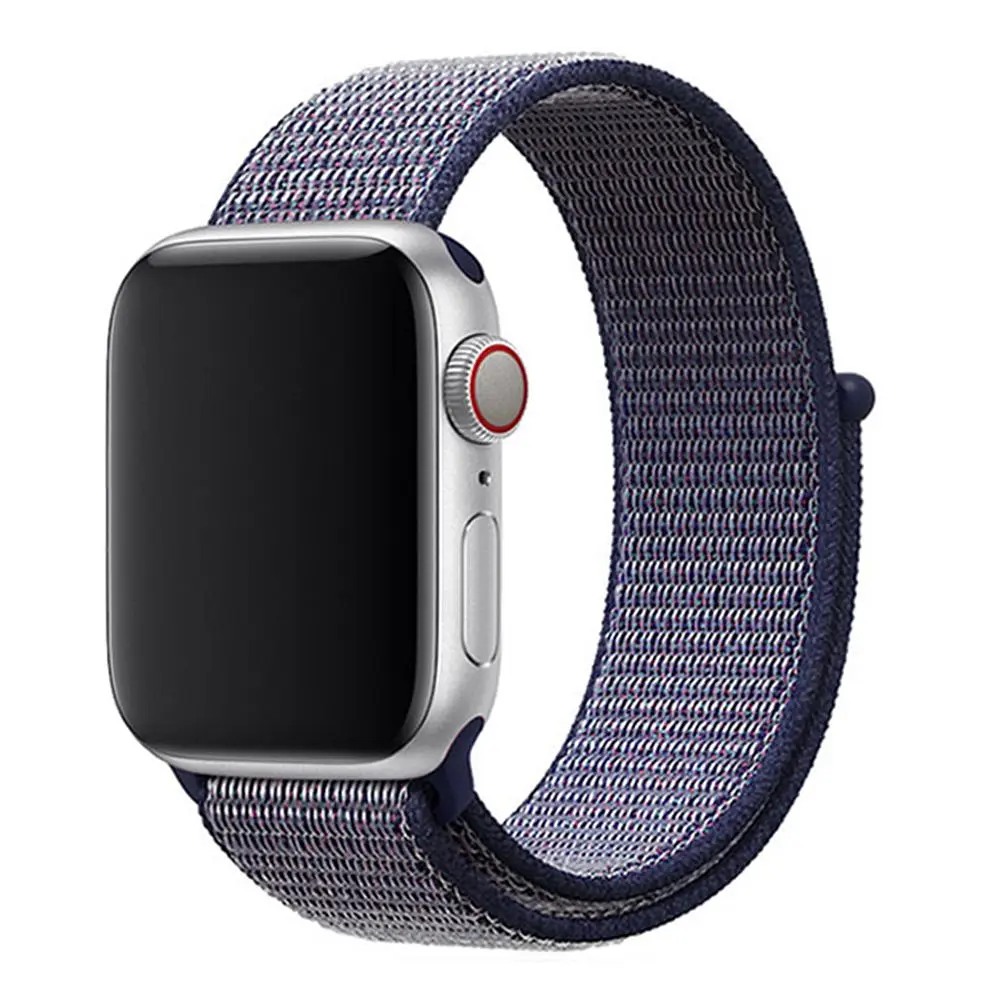Ремінець Universal Nylon Apple Watch 41/Watch 40/Watch 38mm Dark Blue (37188_3667599)
