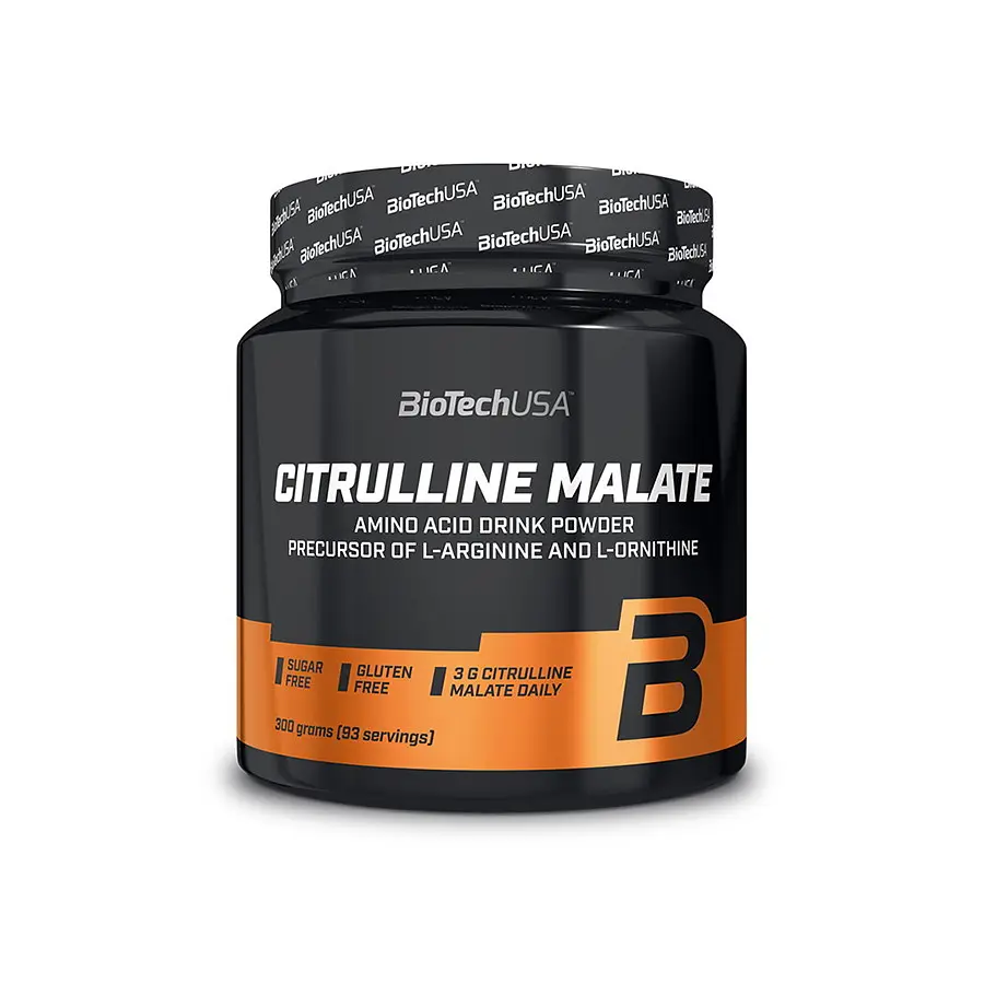 Амінокислота BioTech Citrulline Malate, 300 грам - Лайм
