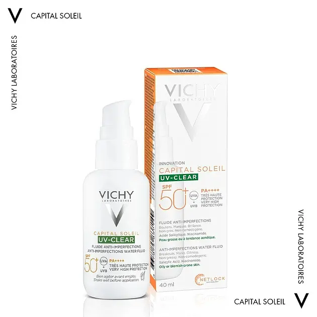 Щоденний невагомий флюїд Vichy Capital Soleil для шкіри схильної до жирності та недосконалостей SPF 50+ 40 мл - фото 9