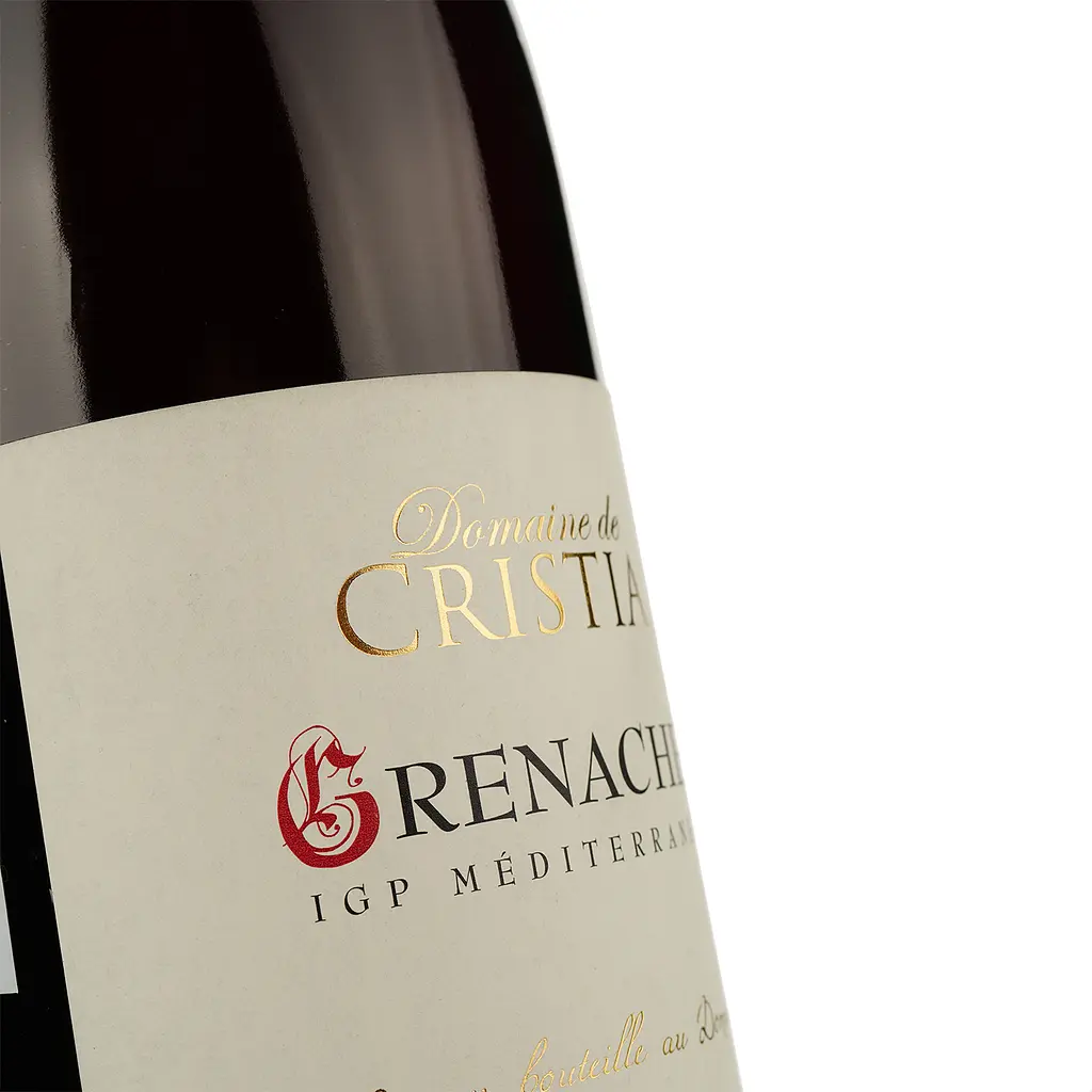 Вино Domaine de Cristia Grenache, червоне, сухе, 0,75 л - фото 3