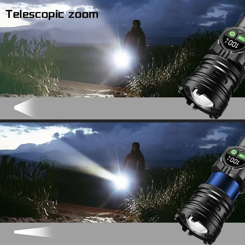 Ліхтар з функцією зуму NIGHT VISION FLUORESCENCE 701-PM10-TG, Li-Ion акумулятор, ЗУ Type-C, індикація заряду (47152-701_302) - фото 12