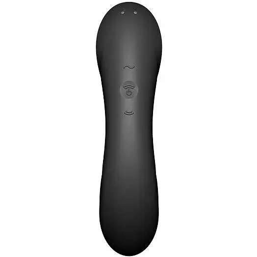 Вакуумний стимулятор з вібрацією Satisfyer Curvy Trinity 4 Black - фото 3