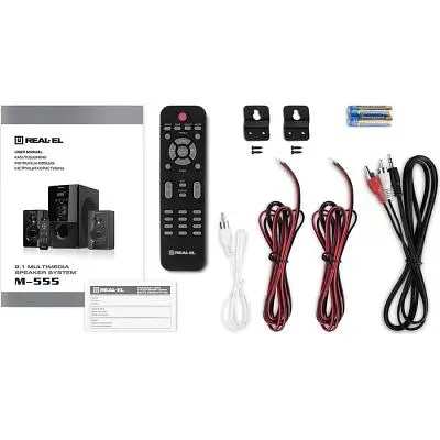 Акустична система REAL-EL M-555 Black (EL121300013) - фото 6