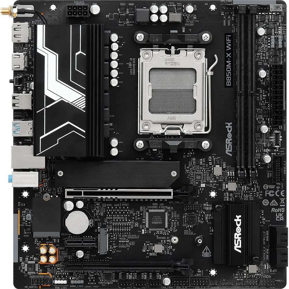 Материнська плата ASRock B850M-X WiFi R2.0 [140198] - фото 2