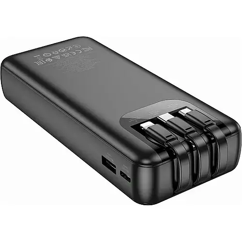 Портативна батарея Power Bank Hoco J114A 20000mAh Black - фото 3