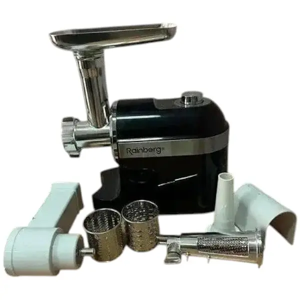 Електрична м'ясорубка з реверсом Rainberg RB-2270 3в1 3800 Вт Чорна - фото 7