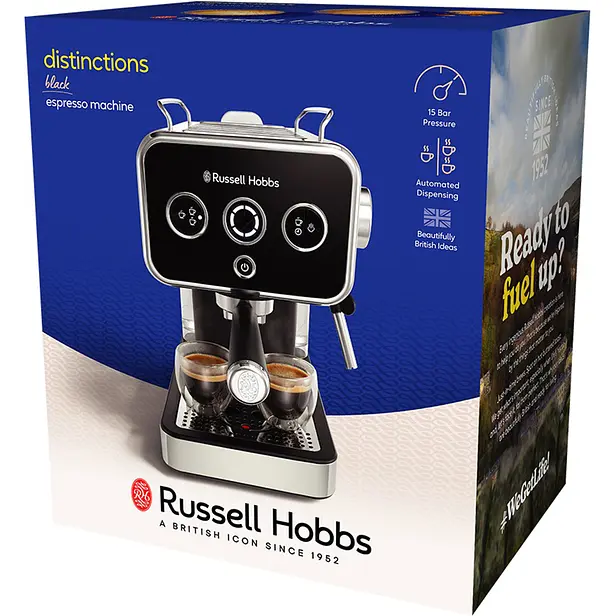 Кавоварка еспрессо Russell Hobbs Distinctions 26450-56 чорно-сріблястий (25022016001) - фото 8