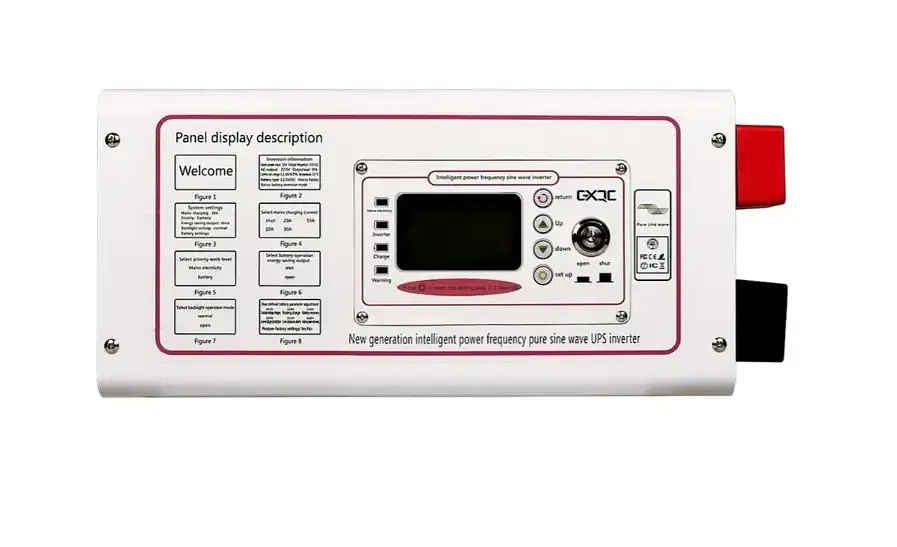Джерело безперебійного живлення GXQC UPS 1000W/ 3000W DC 24V - AC 220V чиста синусоїда - фото 5