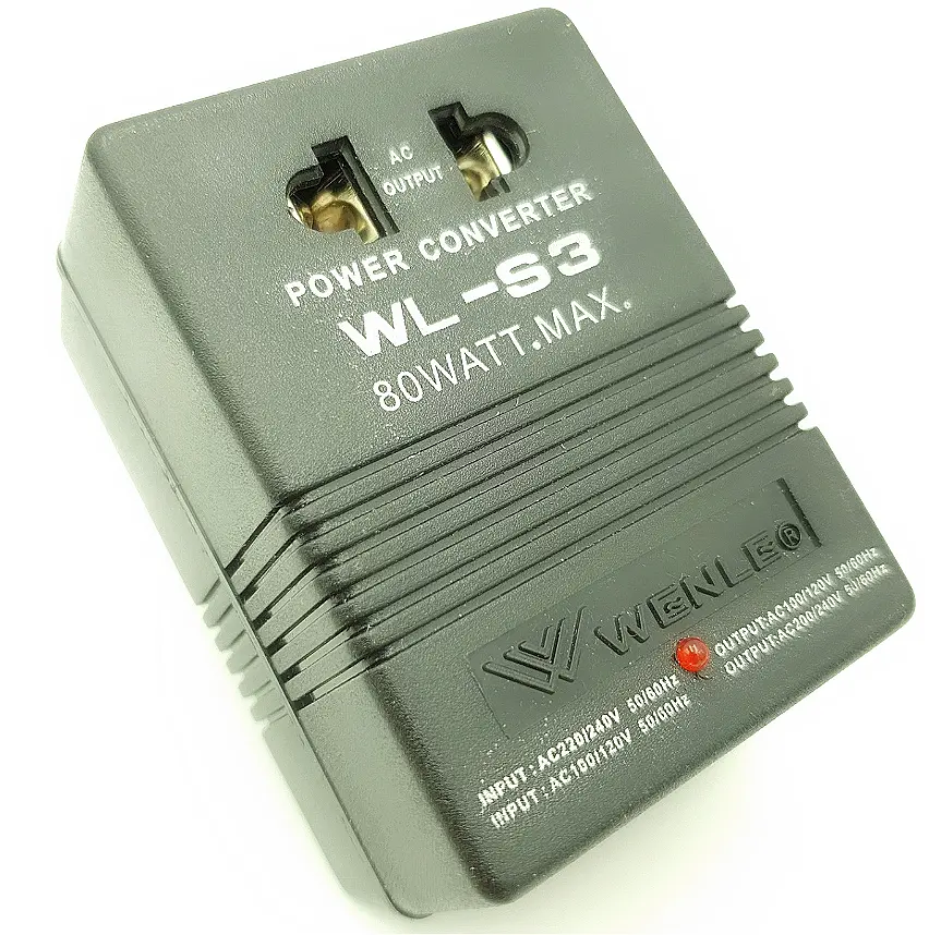 Перетворювач напруги 2в1 інвертор 220V на 110V конвертор 110V на 220V 80 Вт UKC WL-S3 - фото 4