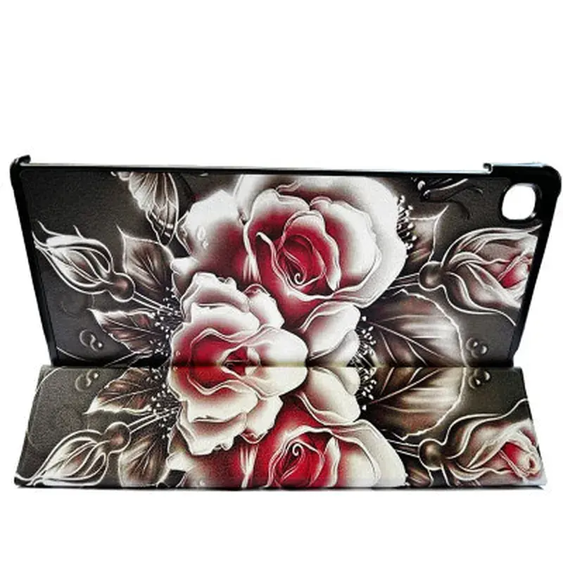 Чохол до планшета BeCover Smart Case Samsung Tab S6 Lite (2024) 10.4" P620/P625/P627 Black Rose (711286) - фото 4