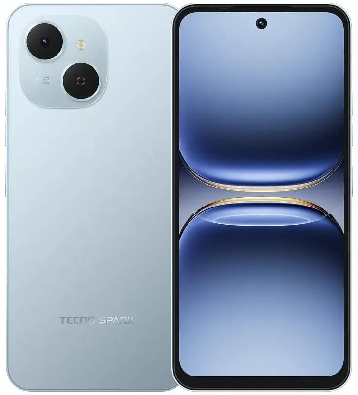 Смартфон Spark 40C (KM4k) 6.67" 4/128ГБ, 2SIM, 6000мА•год, Ripple Blue TECNO teh0019264