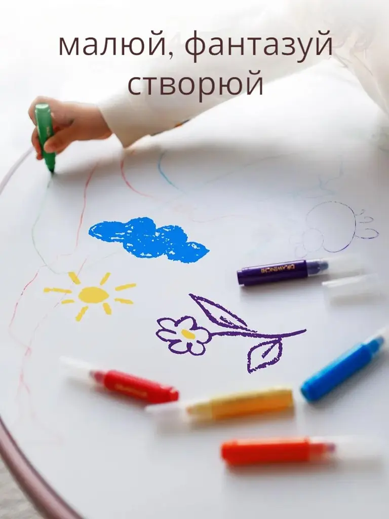 Дитячий столик та стілець 6 в 1 зростаючий. Стіл багатофункціональний ігровий з лего поверхнею "Трансформер Мультіплей" (Pink) - фото 6