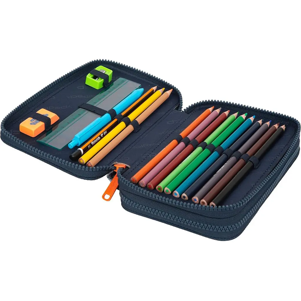 Пенал з наповненням CoolPack Jumper 2 Offroad, 2 відділення (F066671) - фото 2