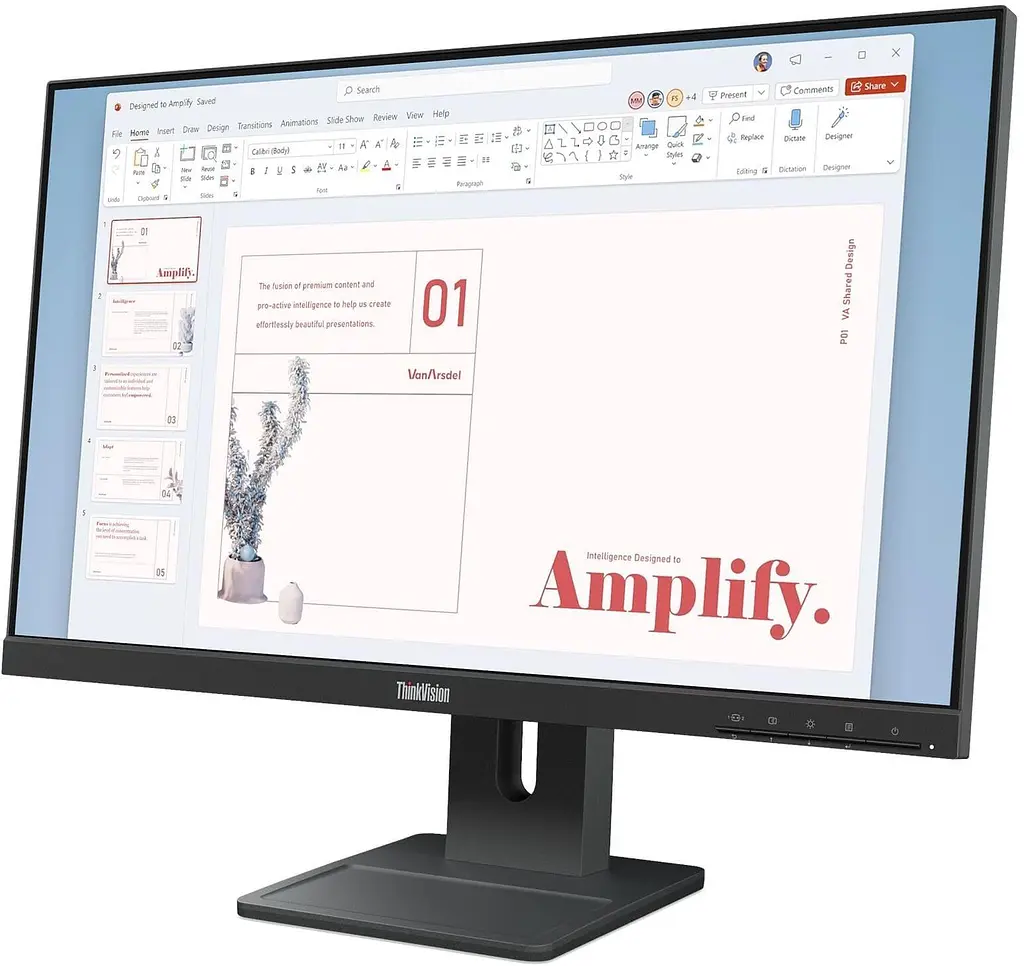 Монітор Lenovo 23.8" E24-40 FHD IPS 100Hz (64BAMAT1UA) - фото 2