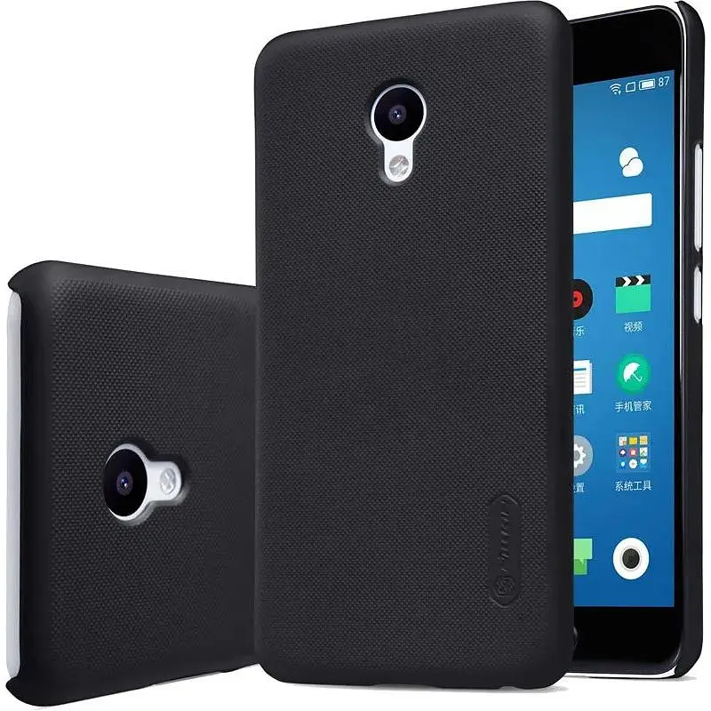 Чохол-накладка Nillkin Super Frosted Shield Meizu M5 Black - фото 7