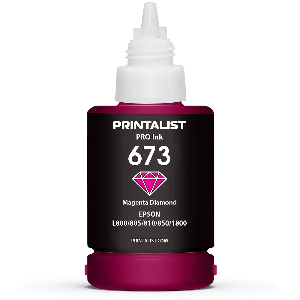 Чорнило PRINTALIST 673 для Epson L800 140г Light Magenta водорозчинне (PL673LM) - фото 3