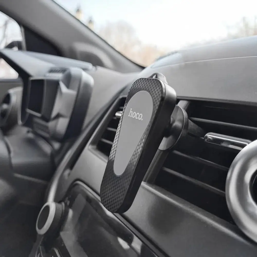 Автодержатель Hoco CA37 Magnetic Multi-Function black (20845) - фото 5