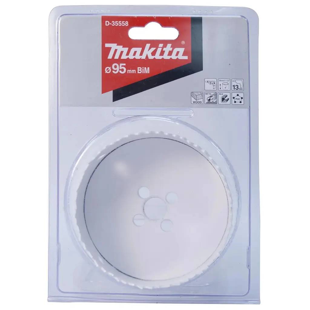 Свердло корончасте біметалеве 95 мм Makita D-35558