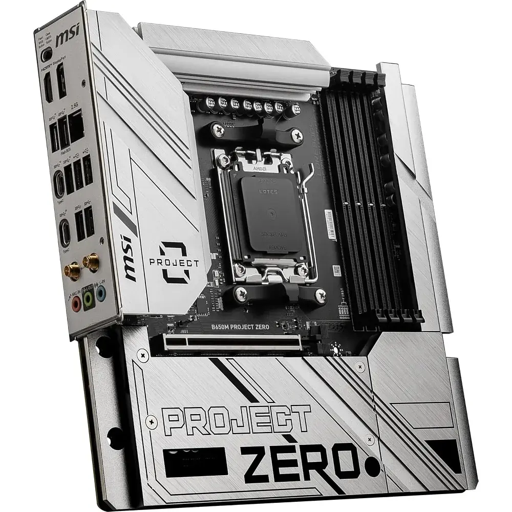 Материнська плата MSI B650M Project Zero Socket AM5 - фото 3
