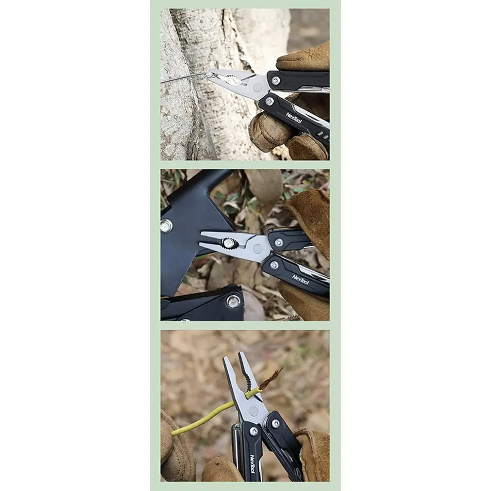 Мультитул NexTool Mini Sailor Pliers S11 чорний - фото 5