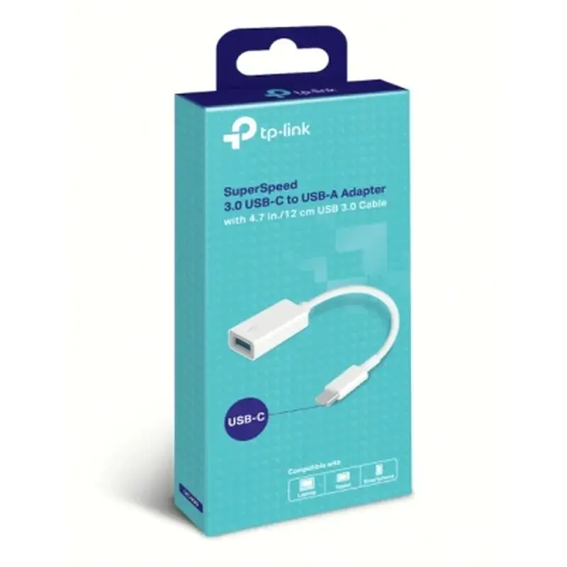 Перехідник USB-C F to USB-AM 3.0 black TP-Link (UC400) - фото 2
