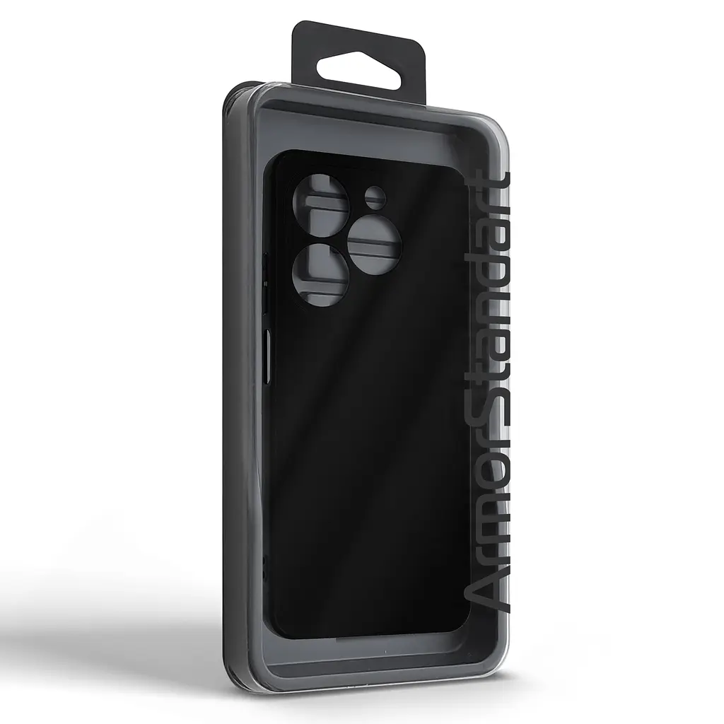 Чехол-накладка для смартфона Infinix Smart 8 (X6525)/8 Plus TECNO Spark 20 (KJ5n) противоударный, силиконовый, термополиуретановый (ТПУ), с защитой камеры и корпуса, черный, защита всего корпуса, ArmorStandart (ARM73224) - фото 5