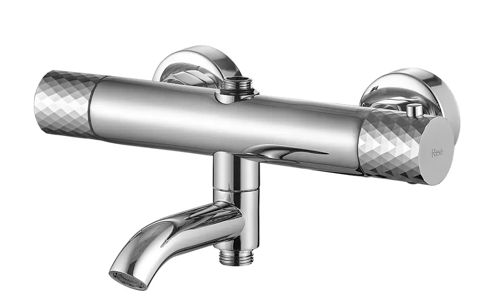 Душова система з термостатом і виливом Rea Lungo Diamond chrome REA-P5961 - фото 3