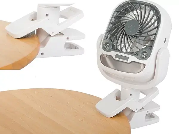 Настільний вентилятор, зволожувач повітря з роз'ємом, USB RGB 2в1 - фото 2