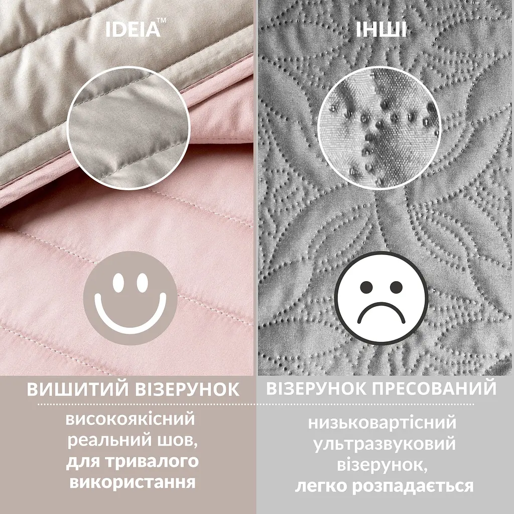 Покрывало на кровать Ideia с декортивными подушками пудрово серое 220х240 см (8000035831_пудра/серый) - фото 13