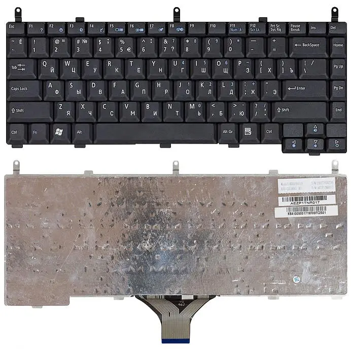 Клавіатура для ноутбука Acer Aspire 1350, 1510 Чорна - фото 3