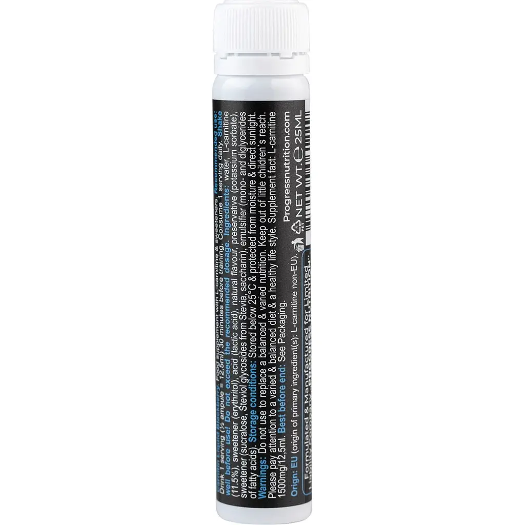 Жиросжигатель Progress Nutrition Carnitine Liquid 3000 мг Blackberry 25 мл  - фото 2