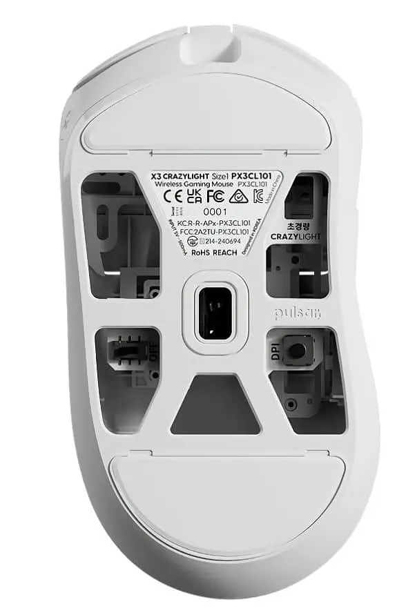 Миша PULSAR X3 CrazyLight Mini White (PX3RCL102) - фото 2