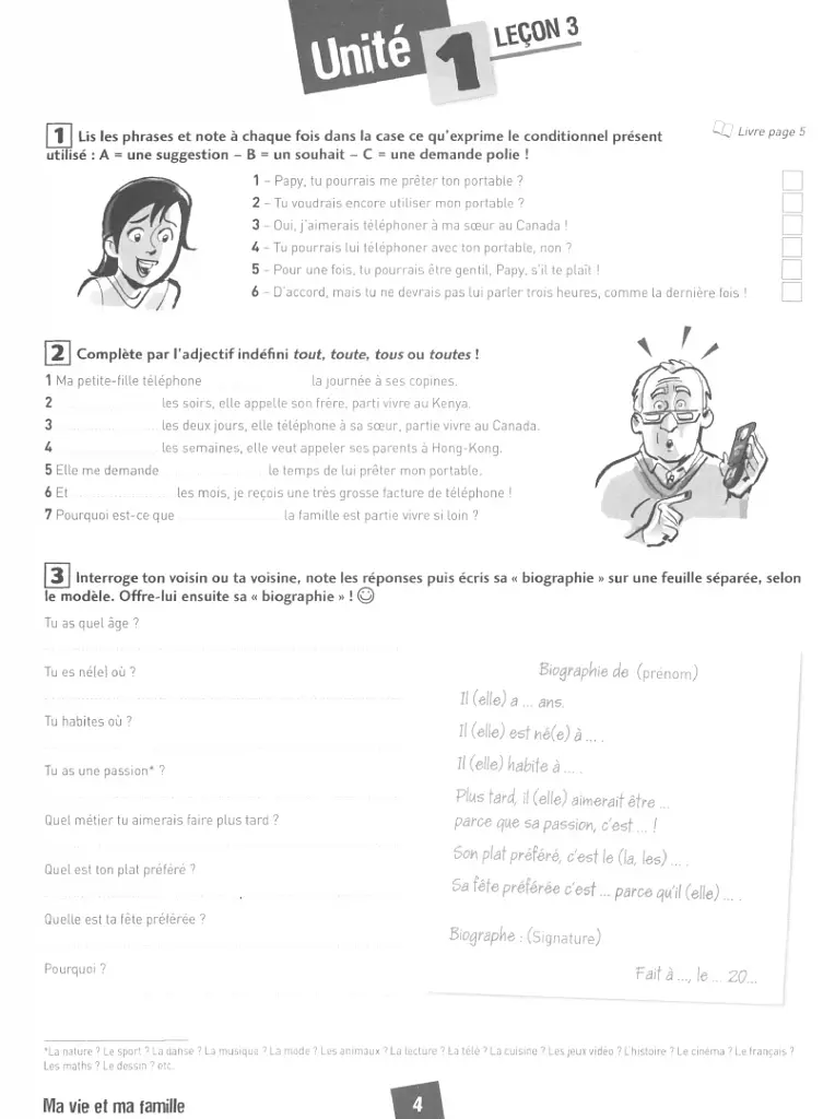 Amis et compagnie 3. Niveaux A2/B1. Cahier d`activities - фото 4